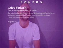 Tablet Screenshot of odedf.com